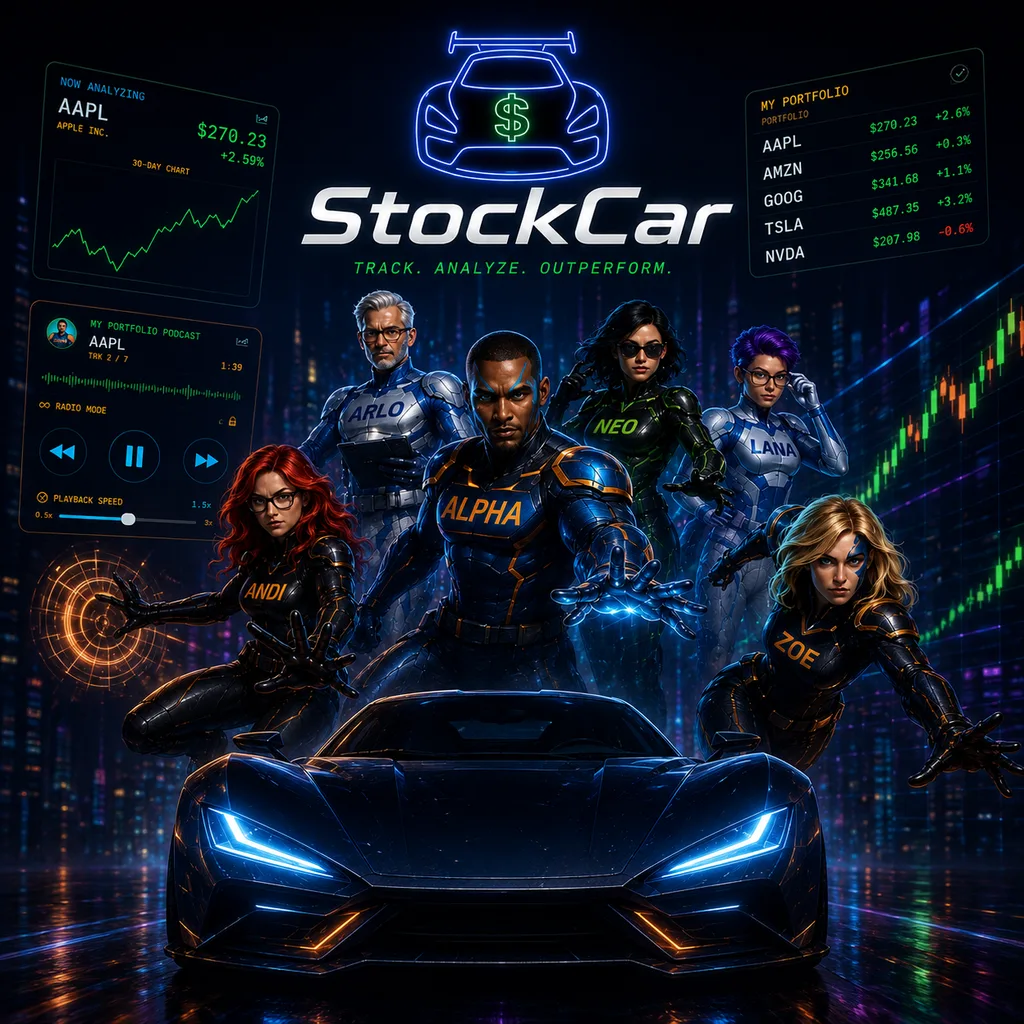 StockCar: A podcast of your portfolio, not the market.